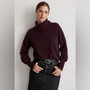 Madewell (Re)sponsible Cashmere Turtleneck Sweater